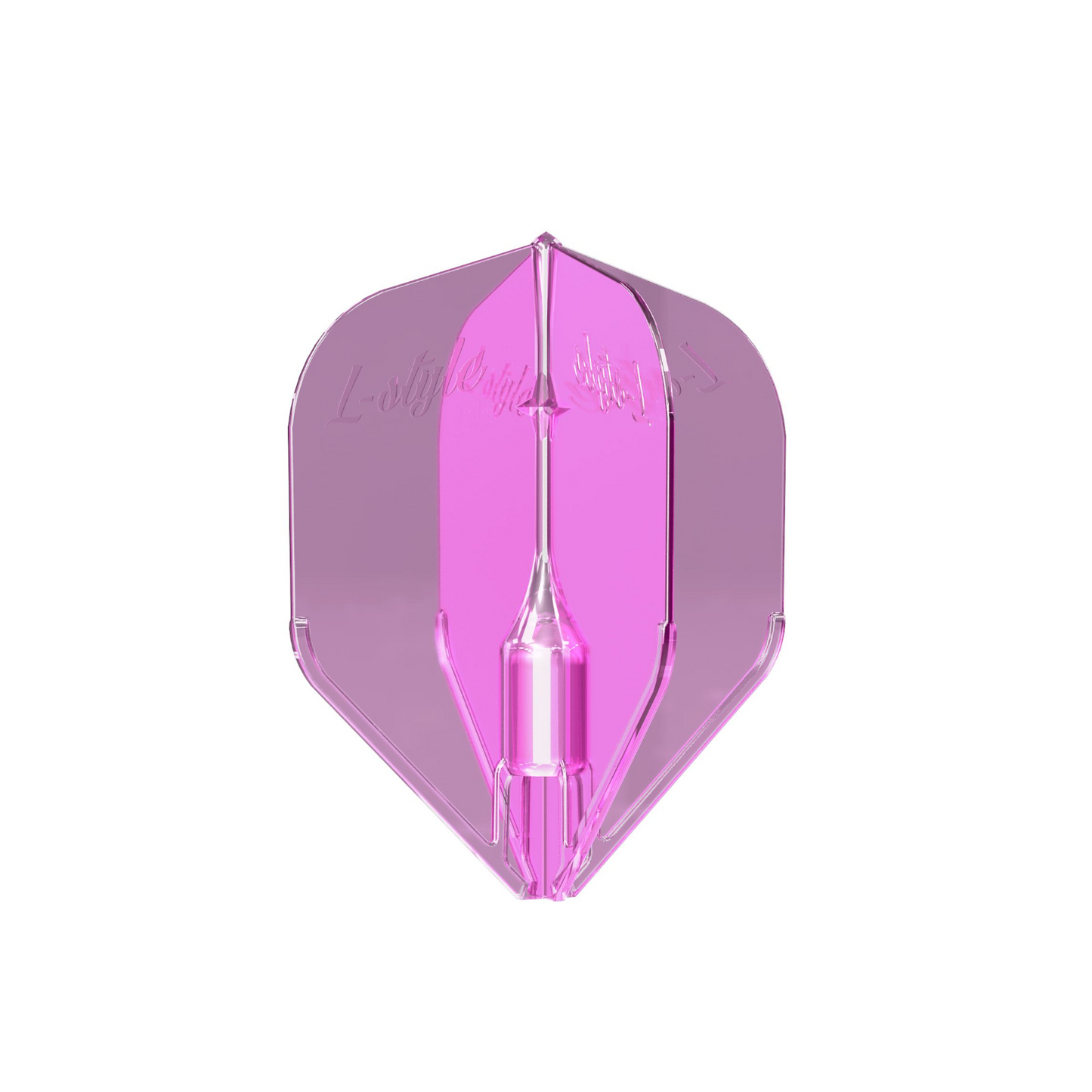 Dart Flights L-Style L3EZ Fantom Clear Pink