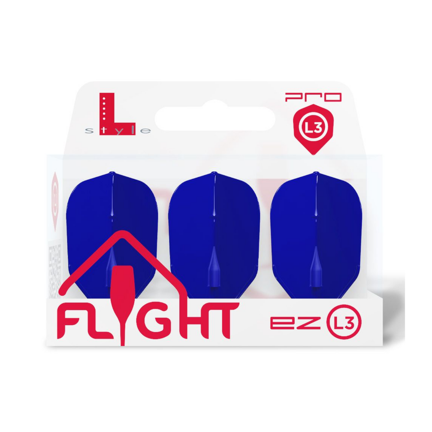 Dart Flights L-Style L3EZ Shape Blue