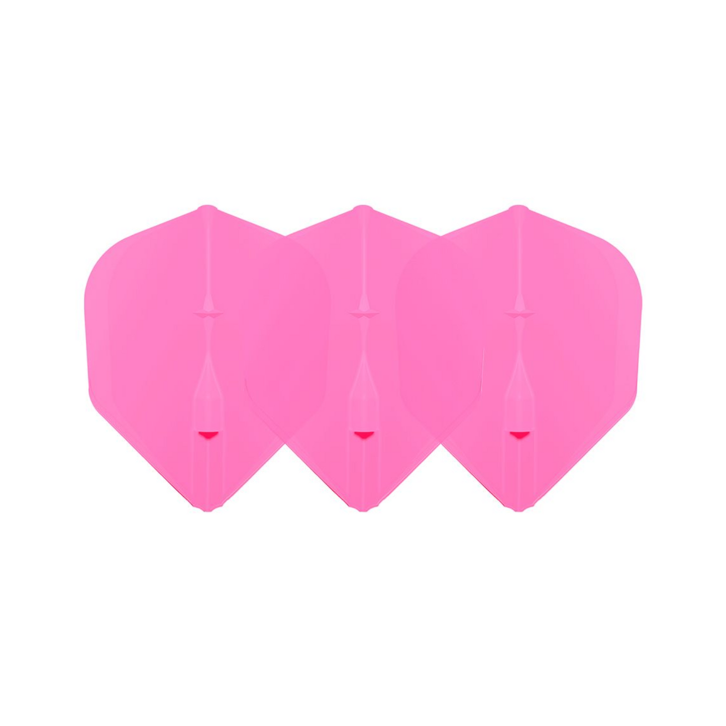 Dart Flights L-Style L3EZ Shape Clear Pink