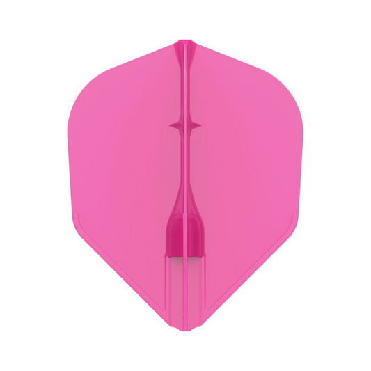 Dart Flights L-Style L3EZ Shape Clear Pink