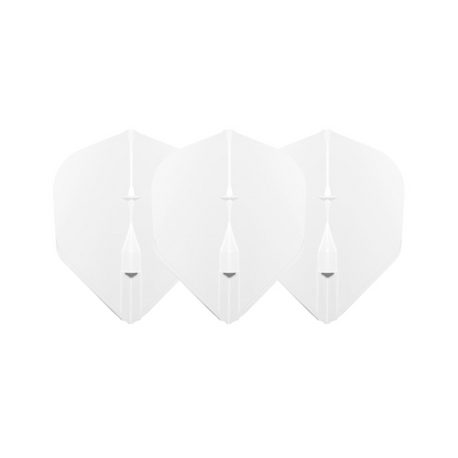 Dart Flights L-Style L3EZ Shape White