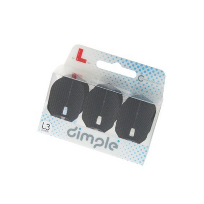 Dart Flights L-Style L3PRO DIMPLE Shape Black