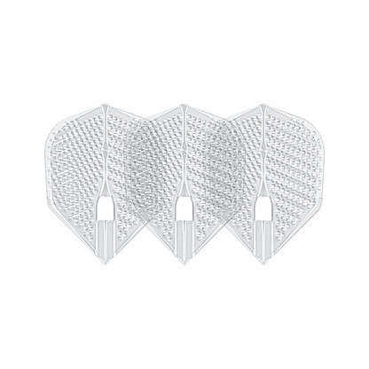 Dart Flights L-Style L3PRO DIMPLE Shape Clear B.