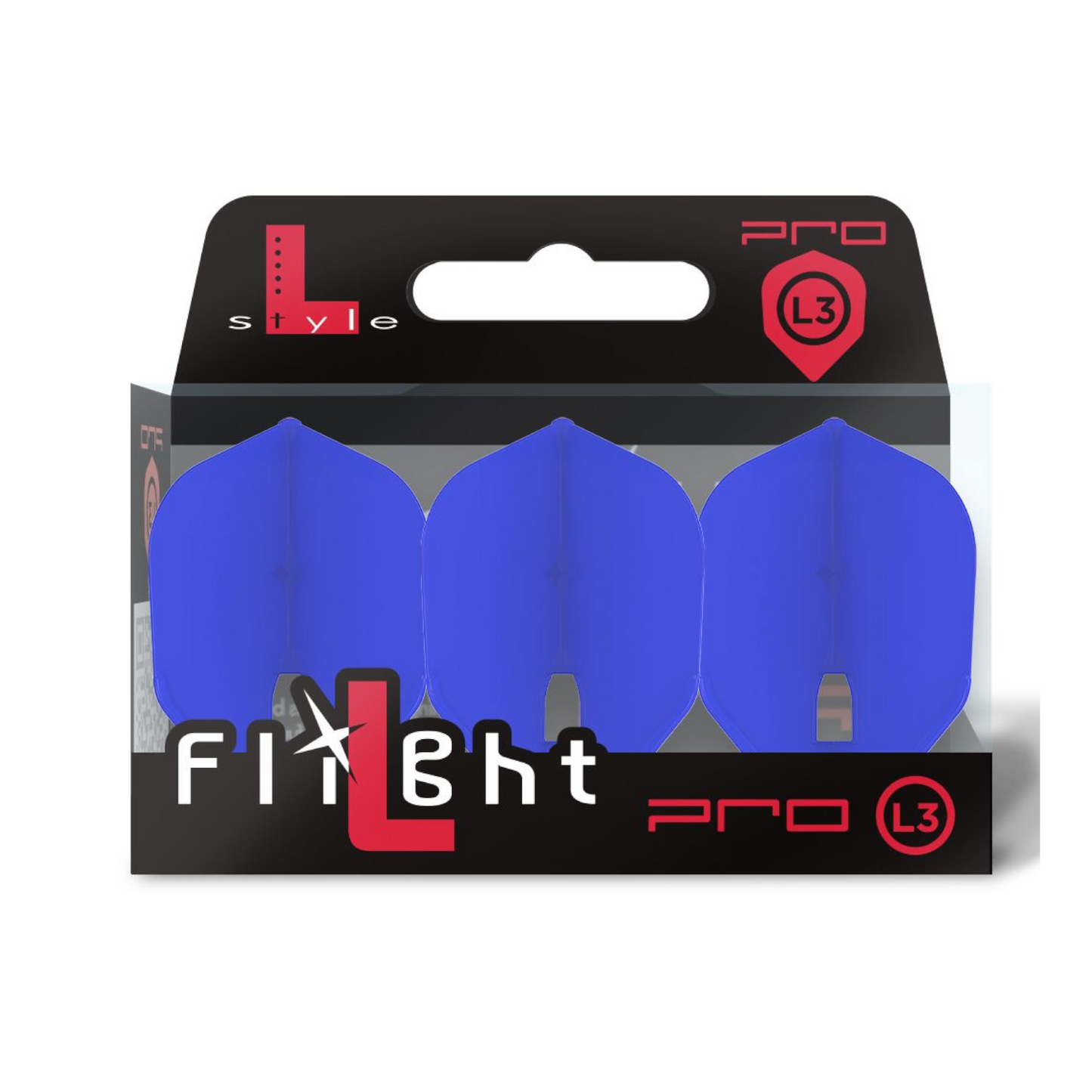Dart Flights L-Style L3PRO Shape Solid Blue