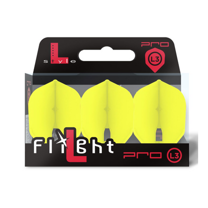 Dart Flights L-Style L3PRO Shape Yellow