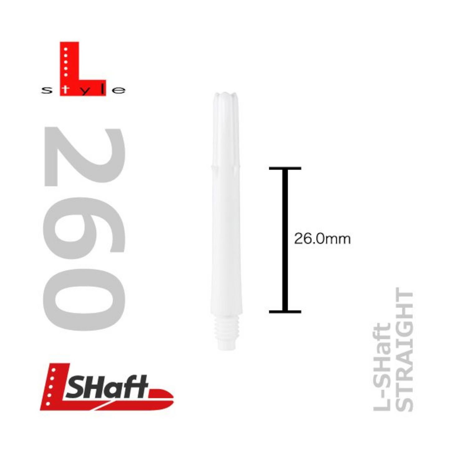 Dart Shafts L-Style L-SHaft Locked Straight Schwarz