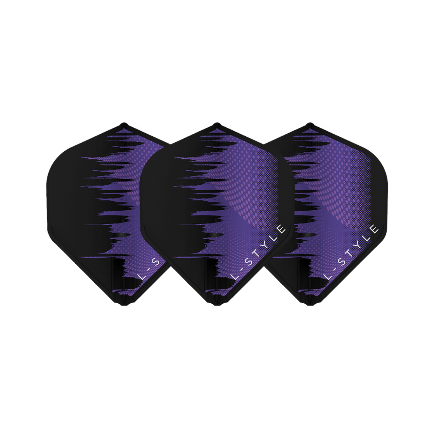 Dart Flights L-Style Signature Champagne Flight: L1EZ Standard David Evans Type C Purple