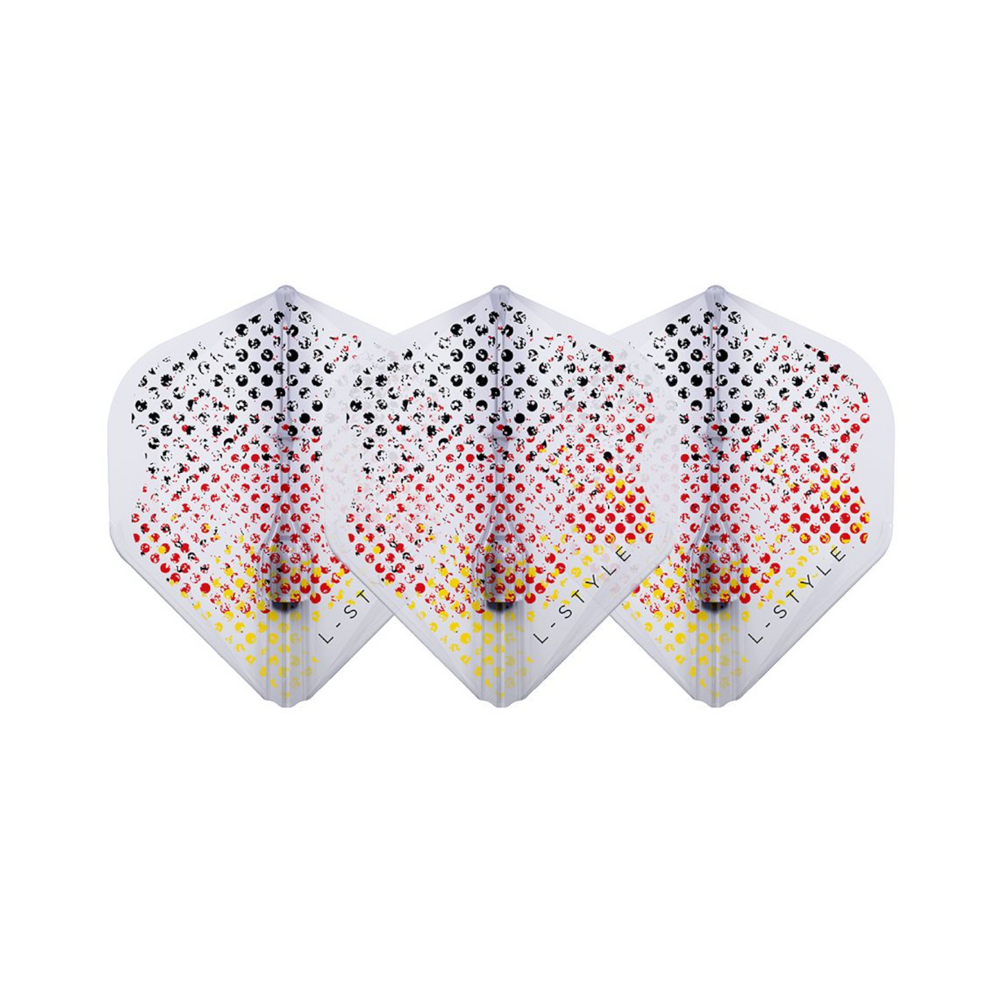 Dart Flights L-Style Signature Champagne Flight: L1EZ Standard Gabriel Clemens V4 TypeB Clear White