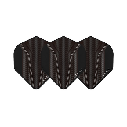 Dart Flights L-Style Signature Champagne Flight:  L1EZ Standard Inception Black