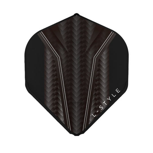 Dart Flights L-Style Signature Champagne Flight:  L1EZ Standard Inception Black