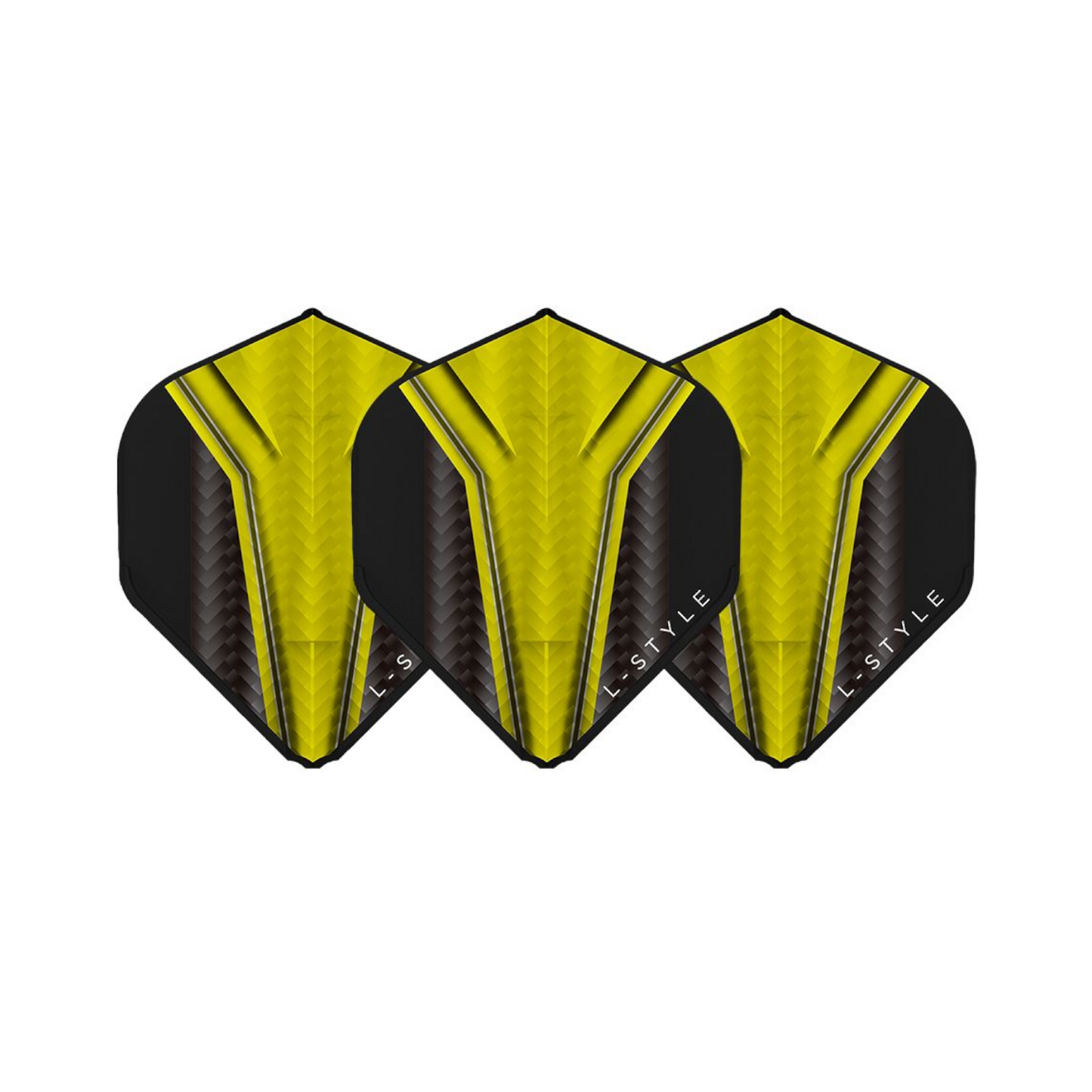 Dart Flights L-Style Signature Champagne Flight: L1EZ Standard Inception Yellow