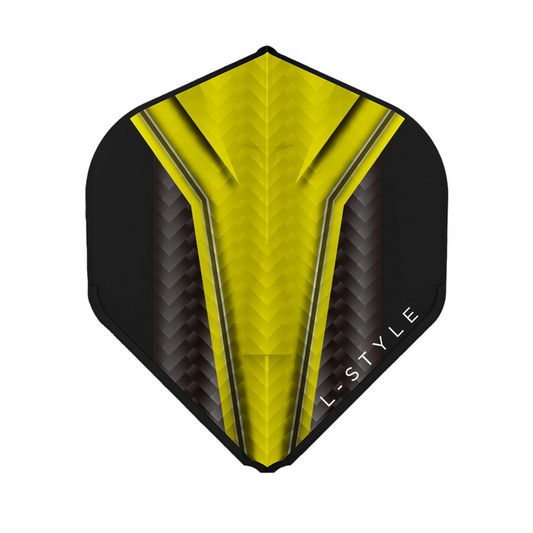 Dart Flights L-Style Signature Champagne Flight: L1EZ Standard Inception Yellow