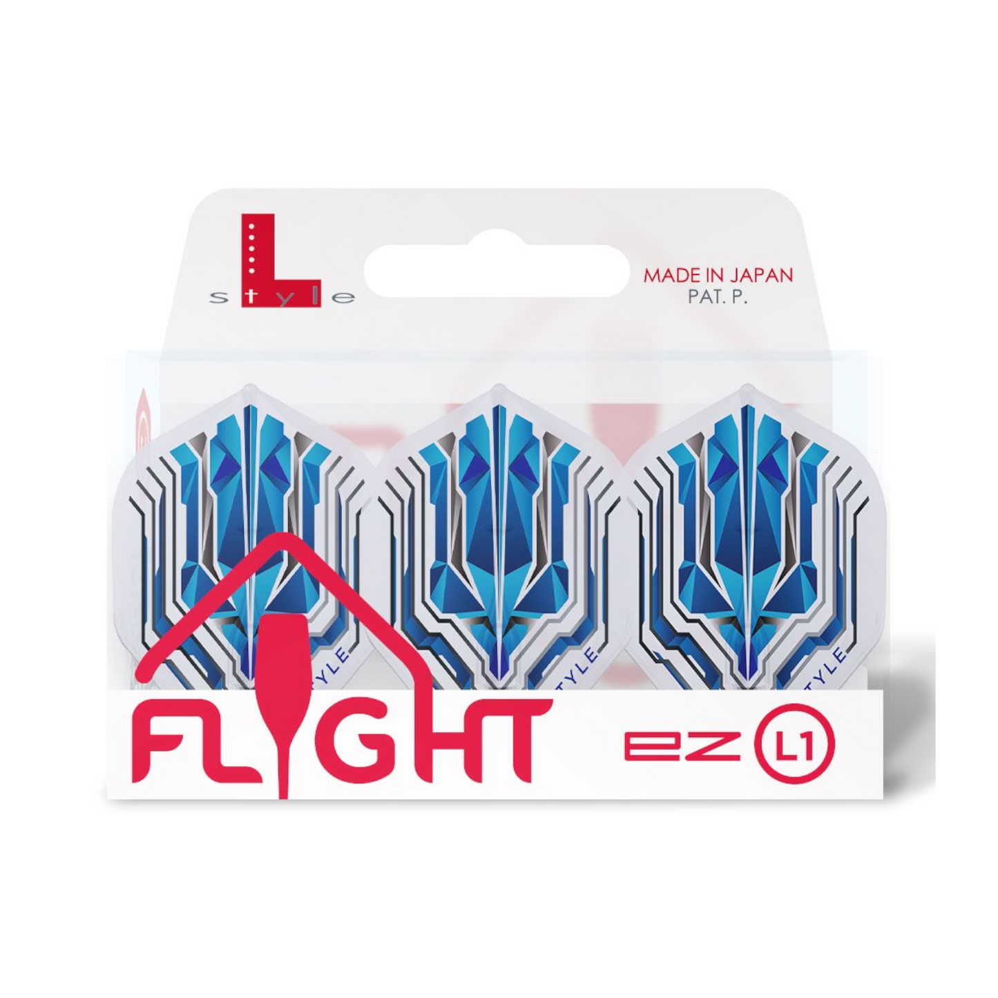 Dart Flights L-Style Signature Champagne Flight: L1EZ Standard Origin Series Blue