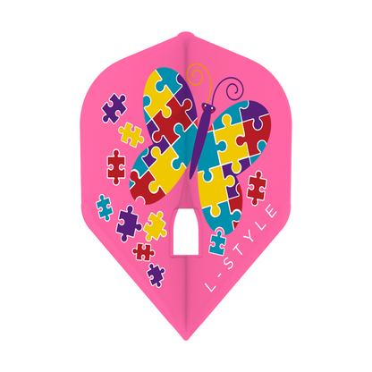 Dart Flights L-Style Signature Champagne Flight:  L1PRO Standard Fallon Sherrock  V2 Pink