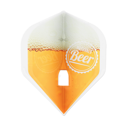 Dart Flights Signature Champagne Flight: L1PRO Natural9 Love Beer Clear White