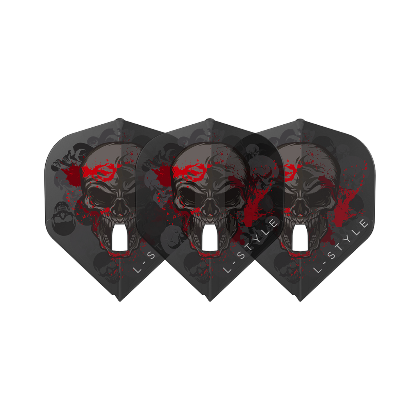 Dart Flights L-Style Signature Champagne Flight:  L1PRO Standard Ryan Searle V2  Clear Black