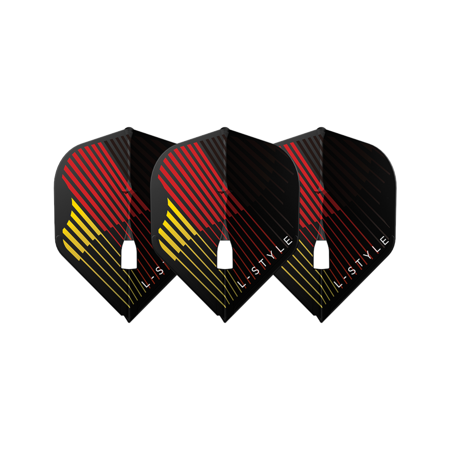 Dart Flights L-Style Signature Champagne Flight: L1PRO L-style RYB Series Type C Black