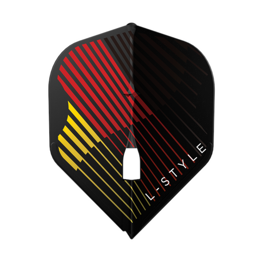 Dart Flights L-Style Signature Champagne Flight: L1PRO L-style RYB Series Type C Black