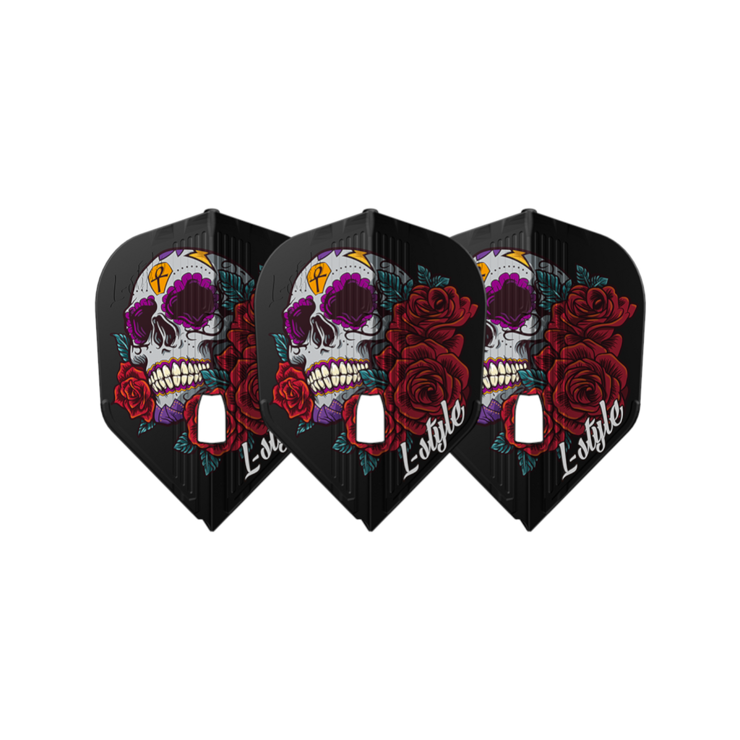 Dart Flights L-Style Signature Champagne Flight:  L3PRO KAMI Shape Anastasia  Dob. v4 Black