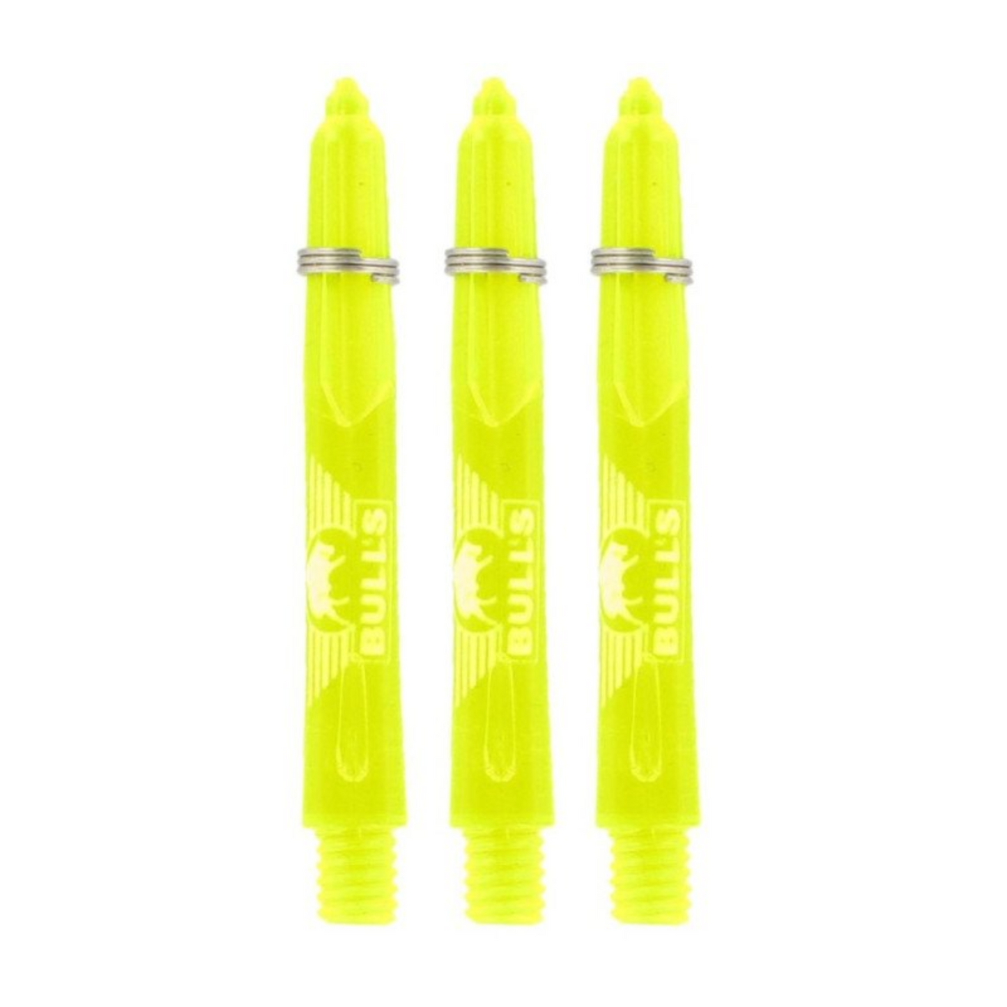 Dart Shaft BULL'S Glowlite Color + Ring Gelb