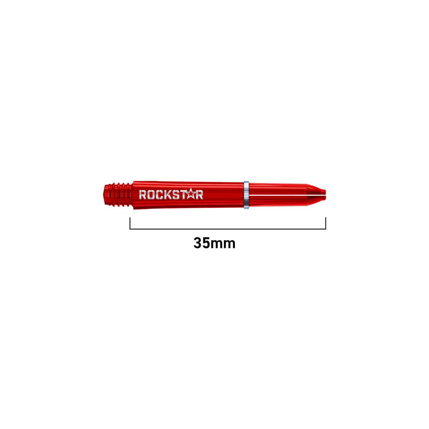 Dart Shaft WINMAU Joe Cullen Rockstar Nylon Ring Grip Rot