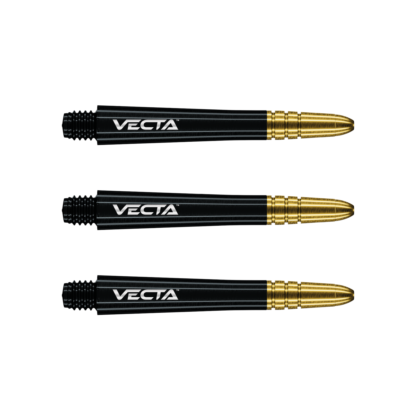 Dart Shaft WINMAU Vecta Schwarz/Gold