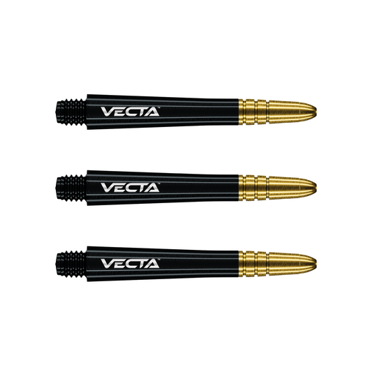 Dart Shaft WINMAU Vecta Schwarz/Gold