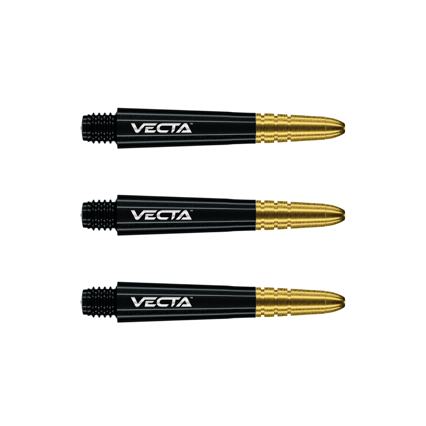 Dart Shaft WINMAU Vecta Schwarz/Gold