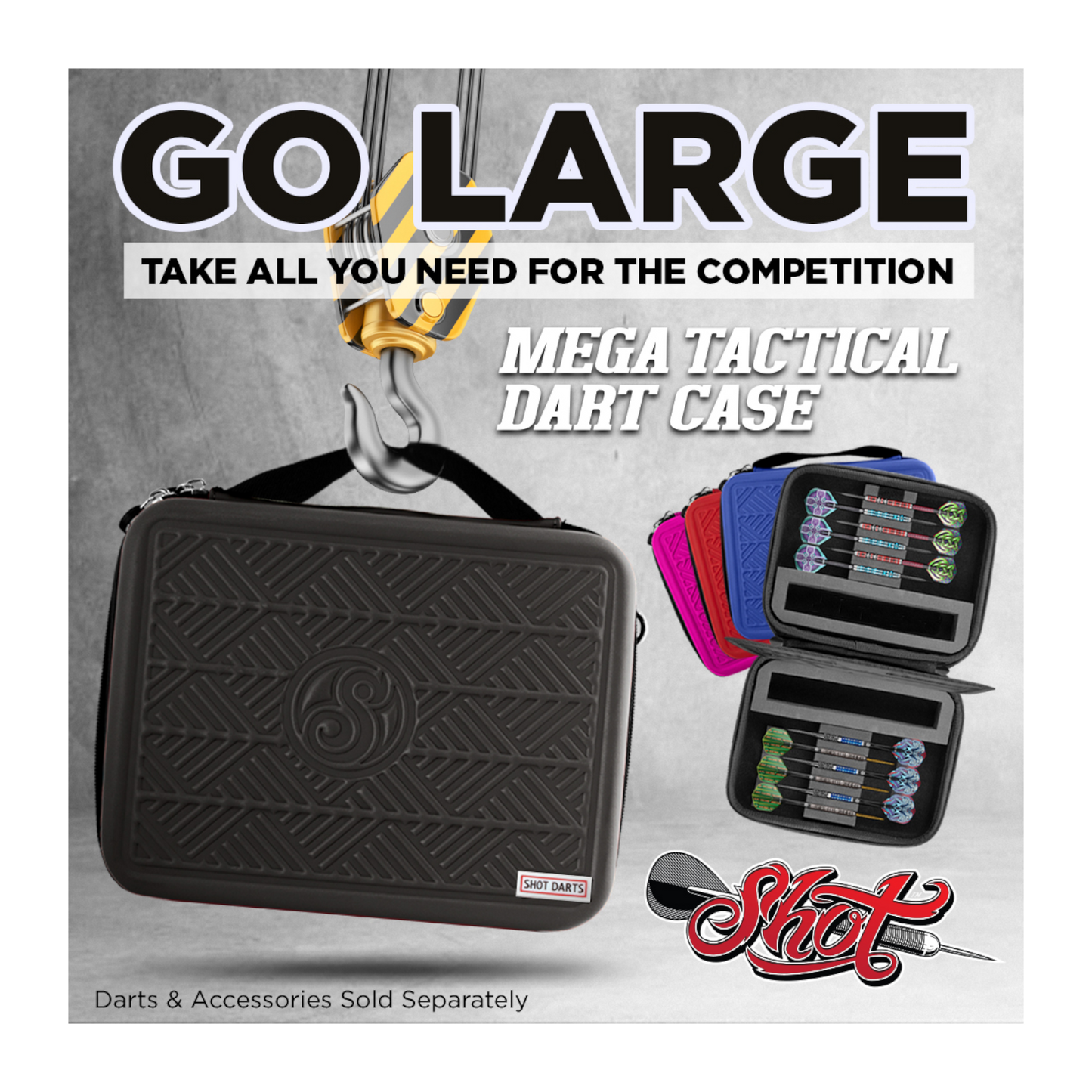 Dart Case SHOT Mega Tactical Blue