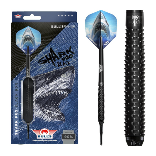 Softdart Bull's Shark Pro Black 90%