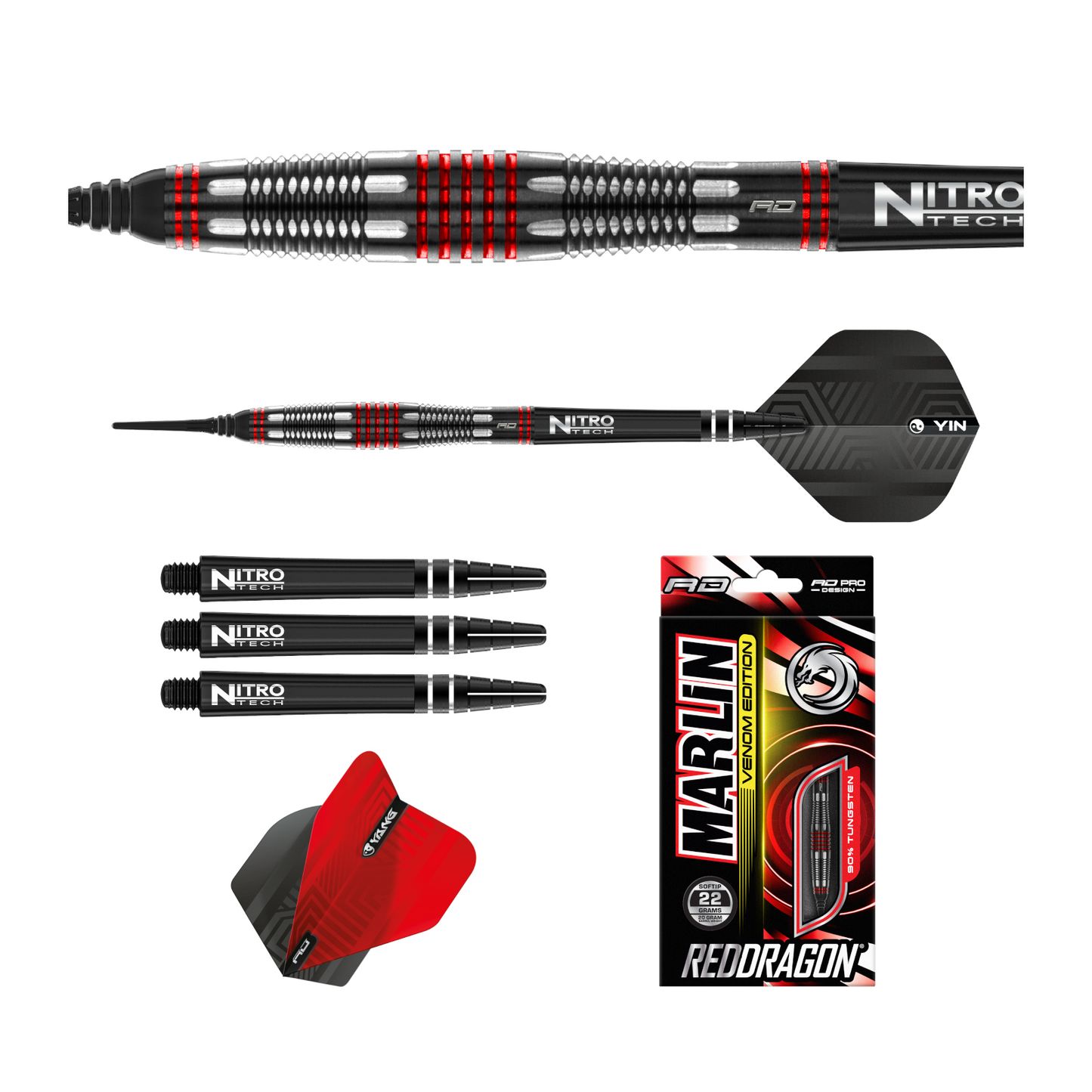 Softdart REDDRAGON Marlin Venom 90%