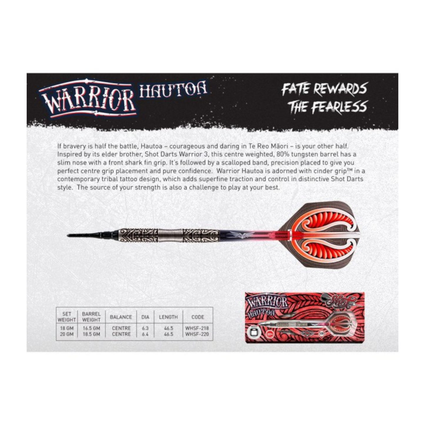 Softdart SHOT Warrior 80% Hautoa