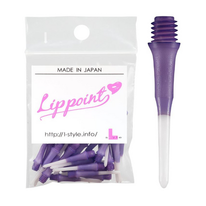 Softdart Spitzen L-Style LIPPOINT TwoTone Purple 30stk.