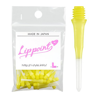Softdart Spitzen L-Style LIPPOINT TwoTone Gelb 30stk.