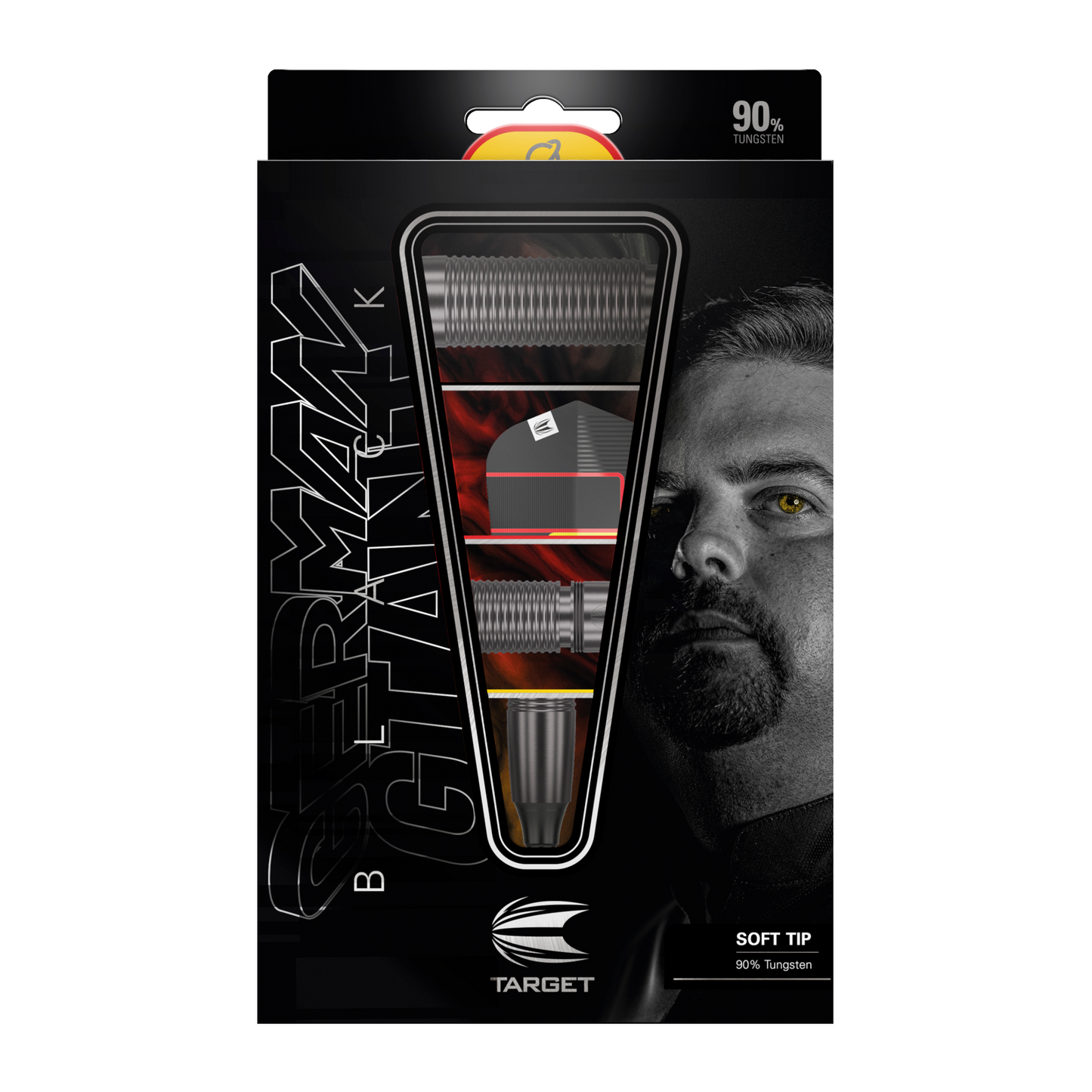 Softdart TARGET GABRIEL CLEMENS BLACK 90%