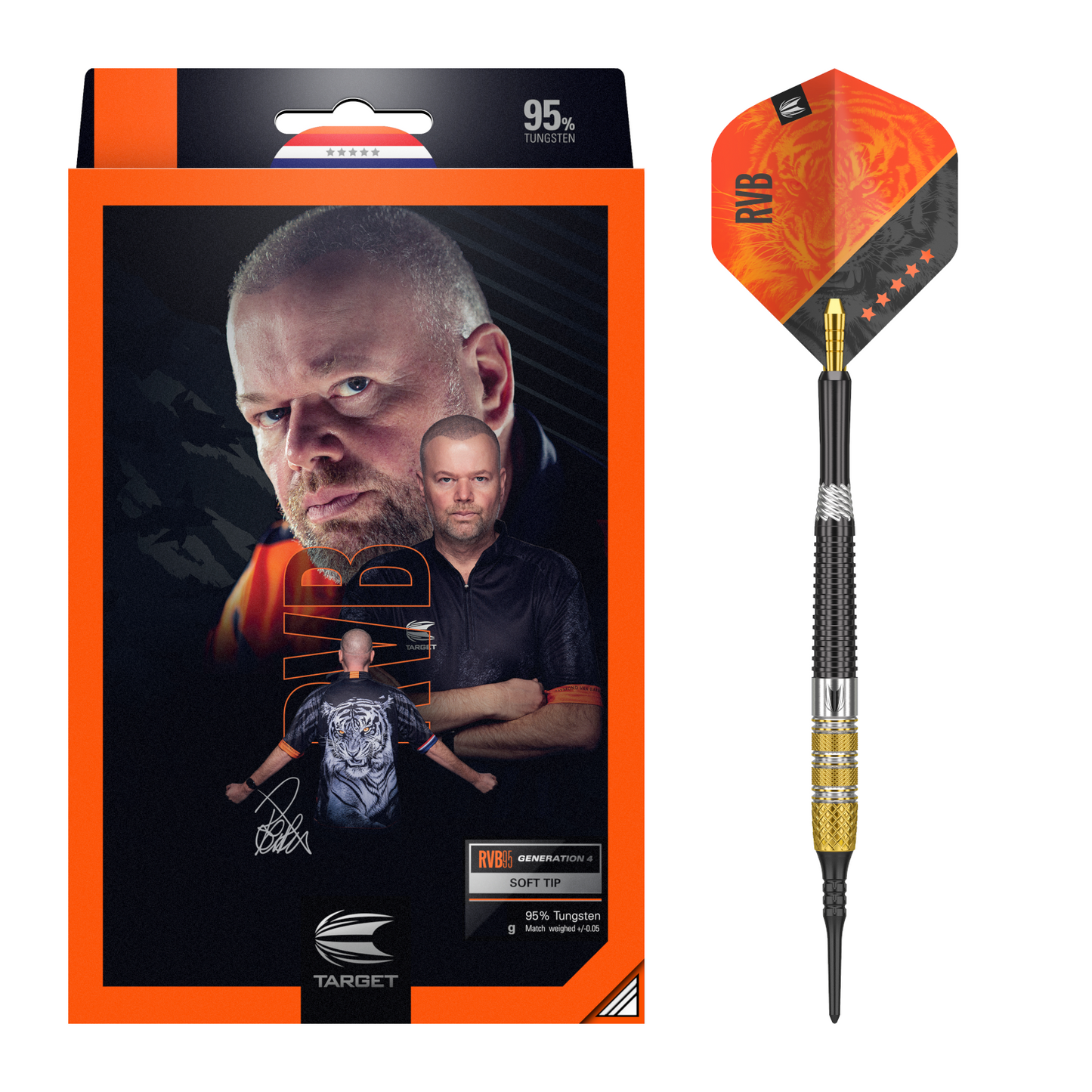 Softdart TARGET RAYMOND VAN BARNEVELD GEN 4 95%