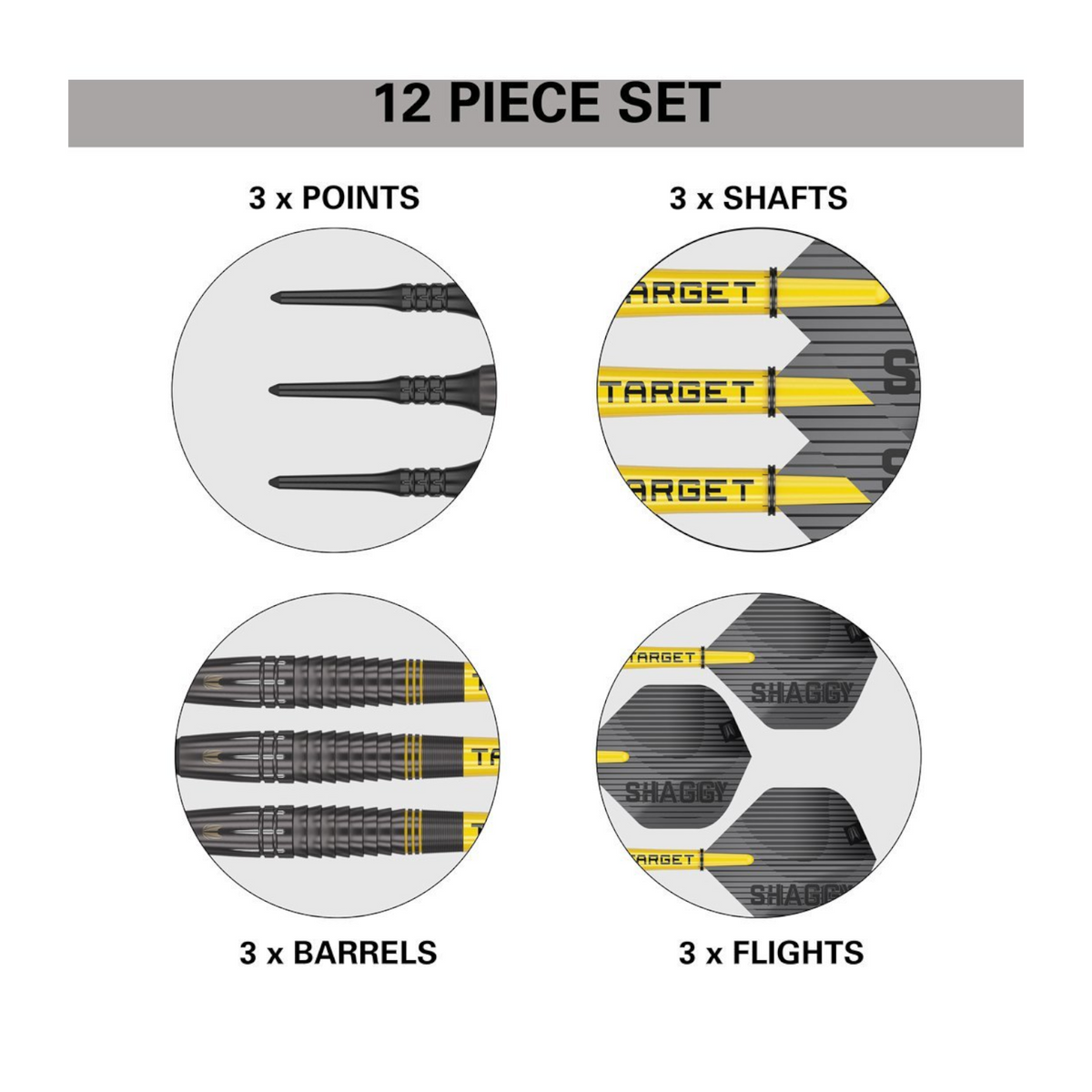 Softdart TARGET Scott Williams Black 90% 20 Gramm