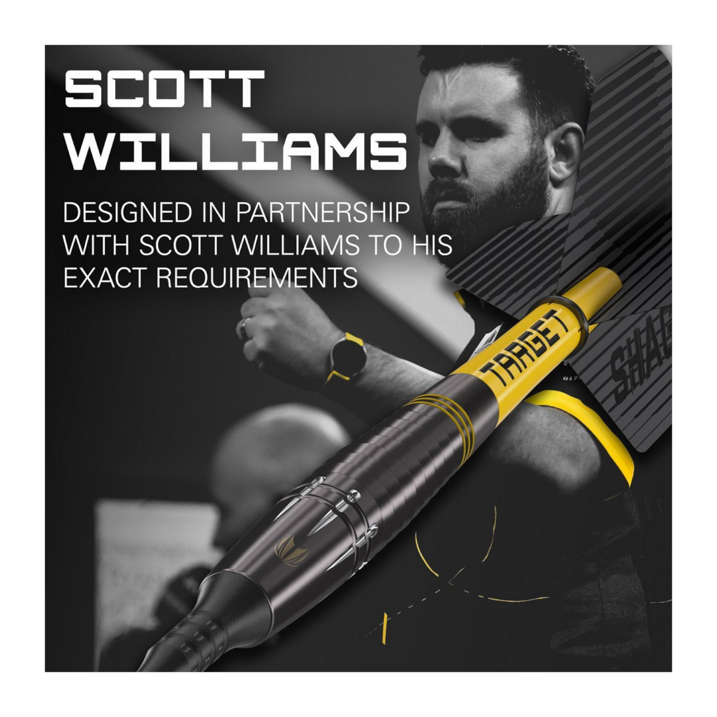 Softdart TARGET Scott Williams Black 90% 20 Gramm