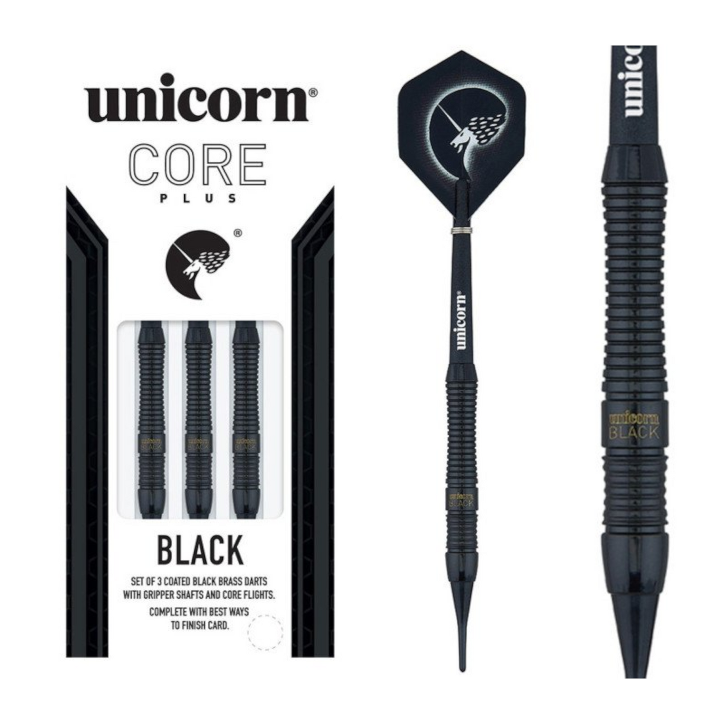 Softdart UNICORN Core Plus Black Brass S1