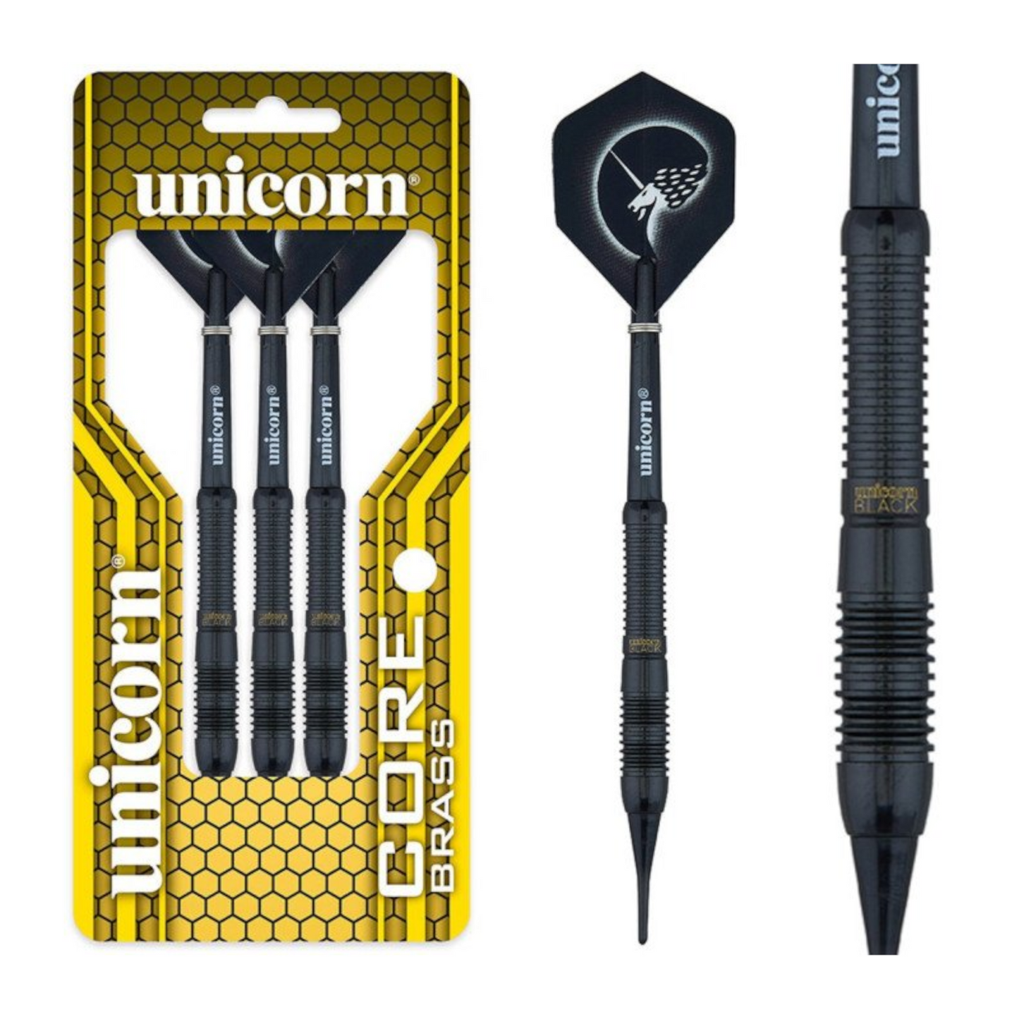 Softdart UNICORN Core Plus Black Brass S2