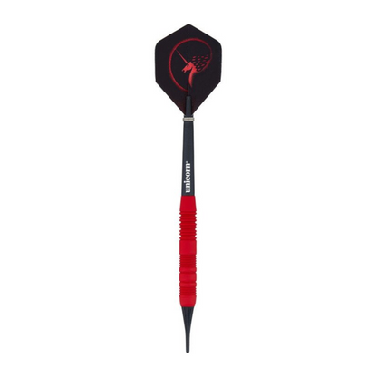 Softdart UNICORN Gummiertes Messing Core Plus Red