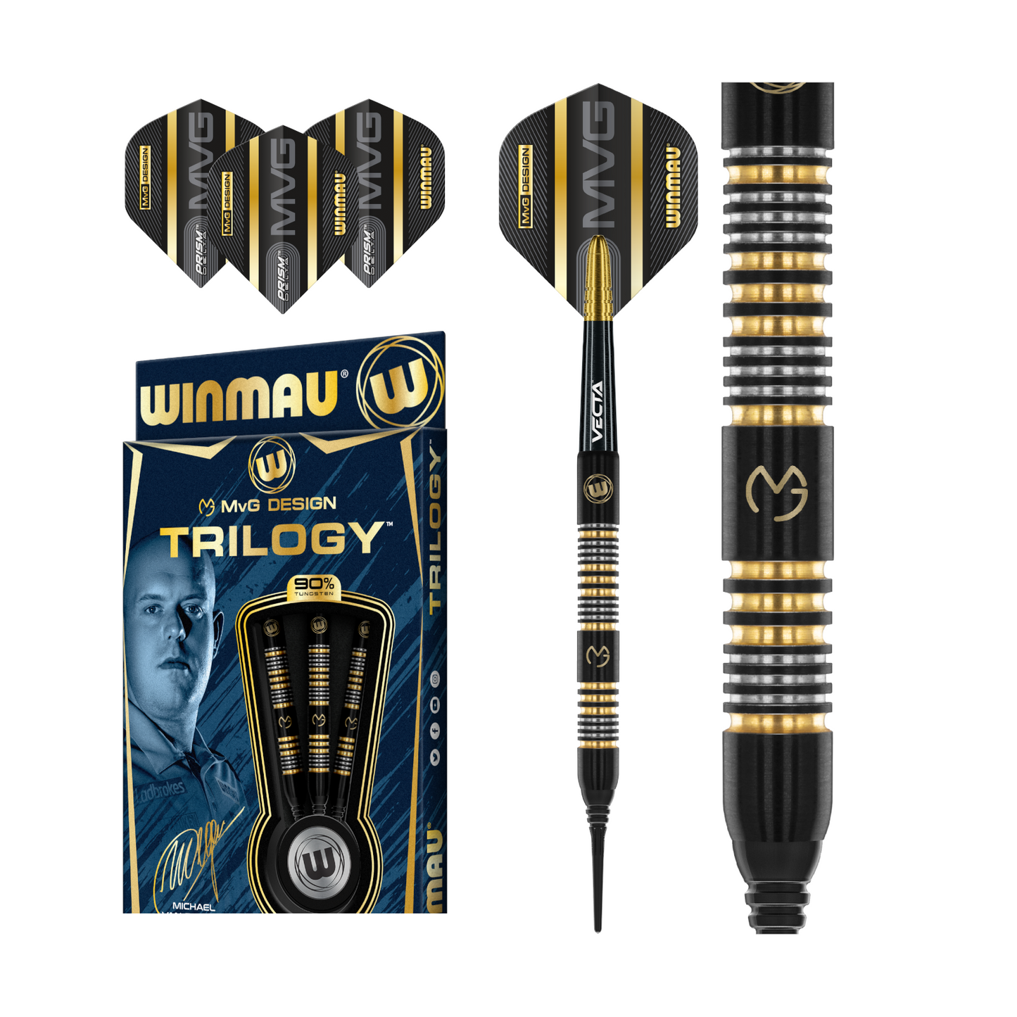 Softdart WINMAU MVG Trilogy 90%