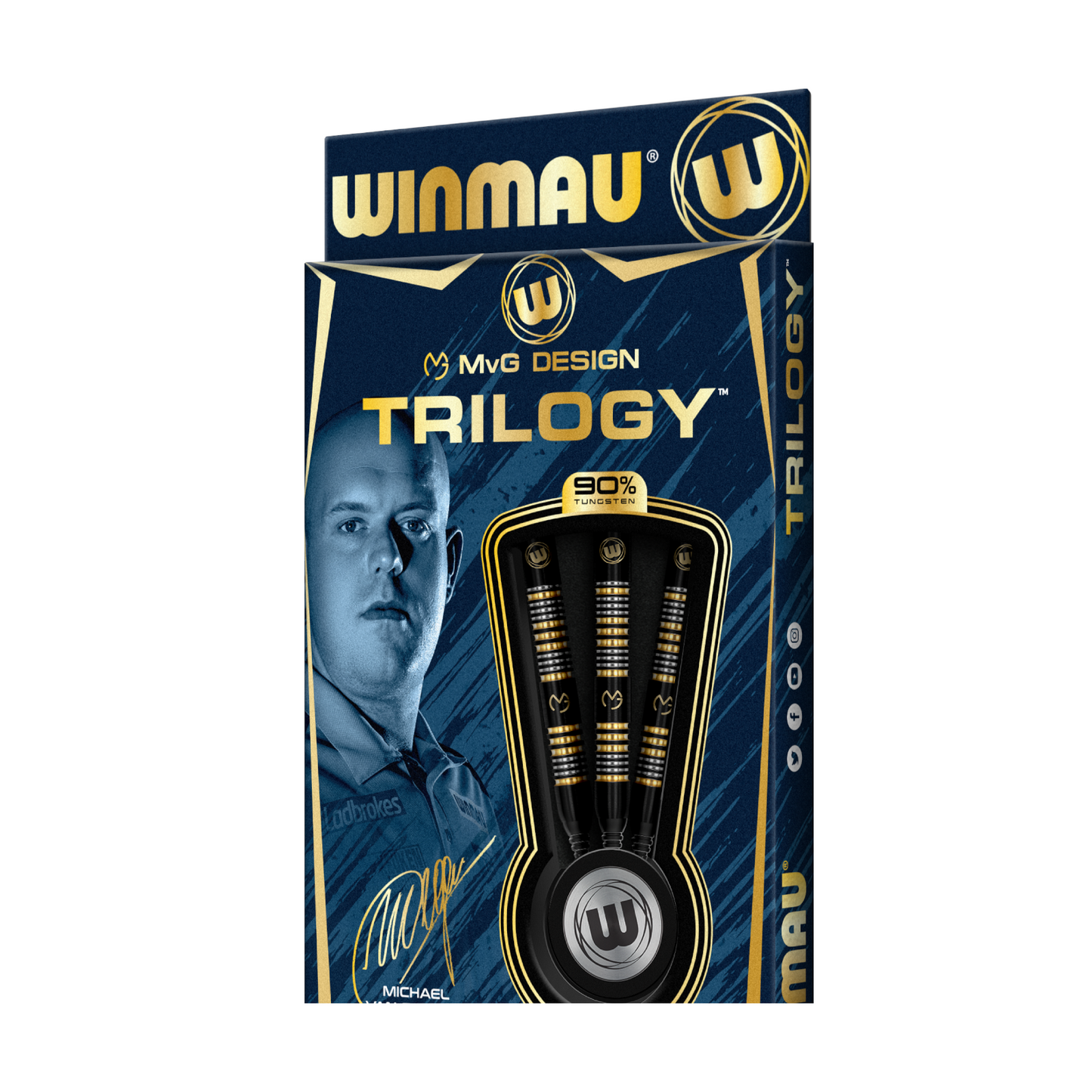 Softdart WINMAU MVG Trilogy 90%