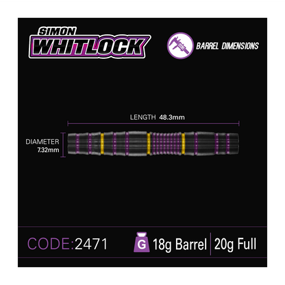 Softdart WINMAU Simon Whitlock 85% "Wizard"