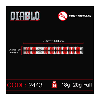 Softdart WINMAU Diablo 90% Paralell