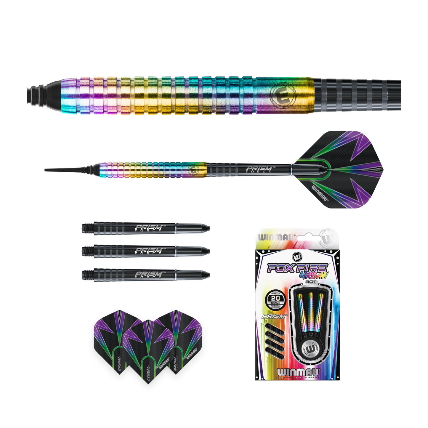 Softdart WINMAU Foxfire Urban 80%