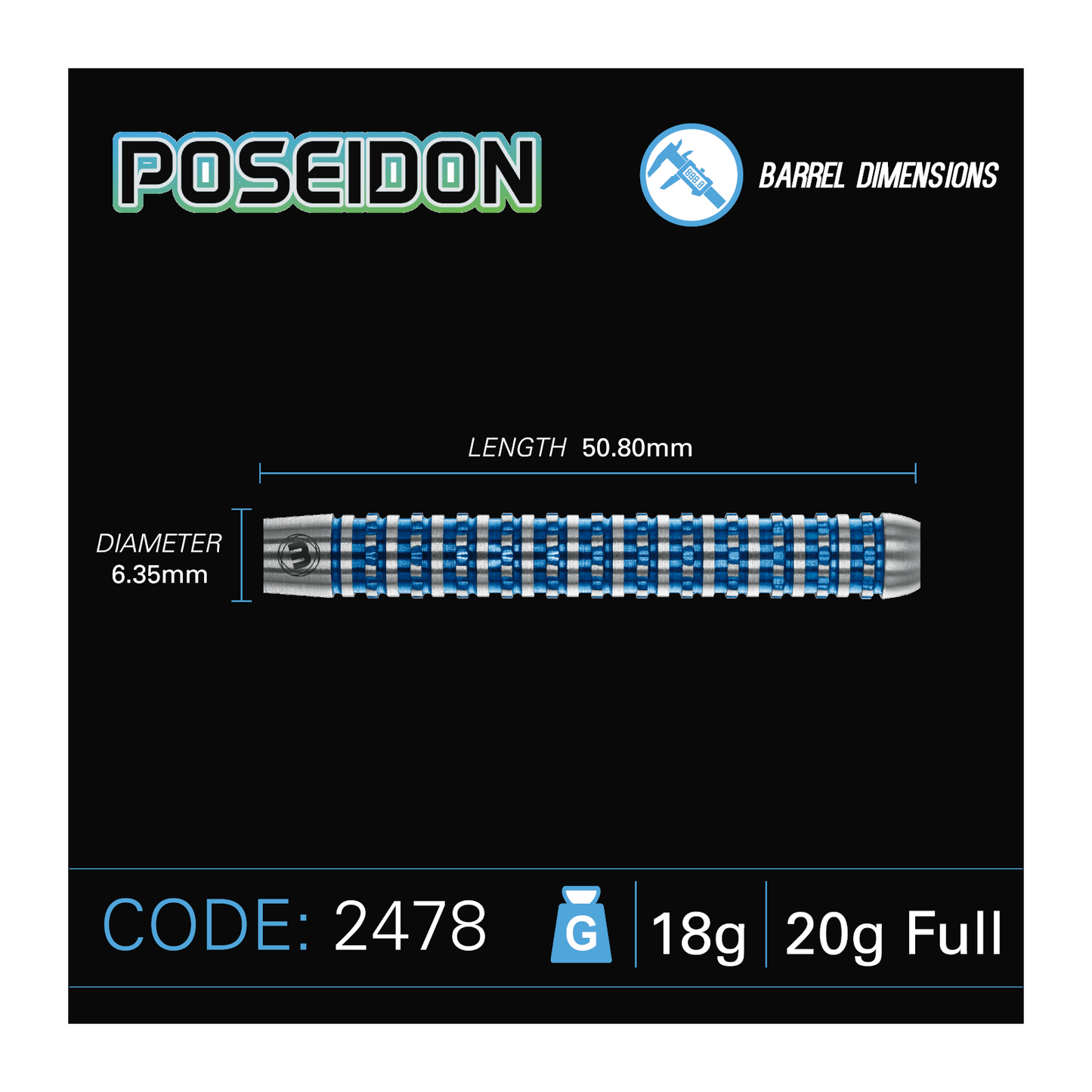 Softdart WINMAU Poseidon 90%