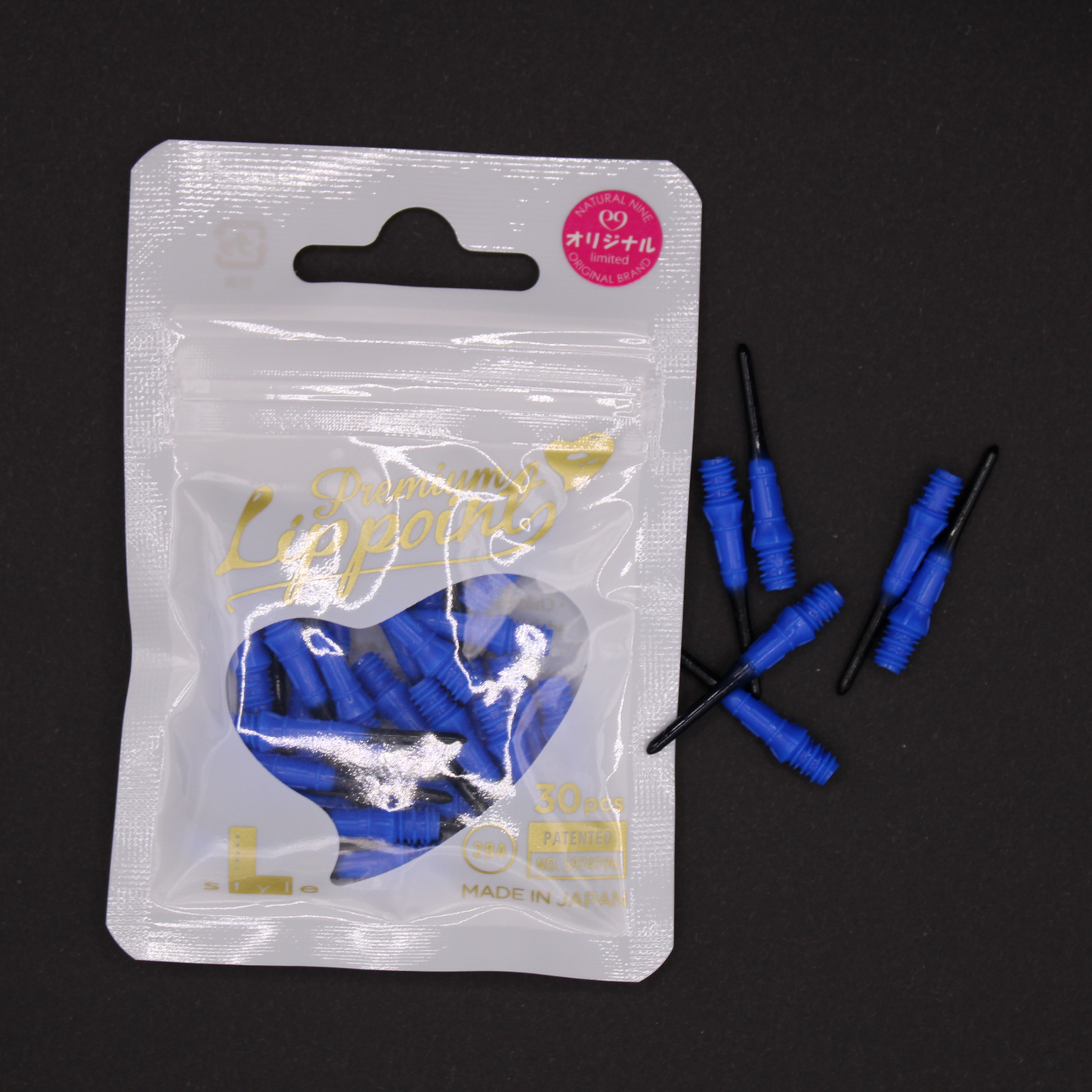 Softdart Spitzen L-Style LIPPOINT PREMIUM N9 Gradient Blue/Black 30stk.