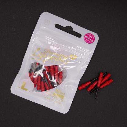 Softdart Spitzen L-Style LIPPOINT PREMIUM N9 Gradient Red/Black 30stk.