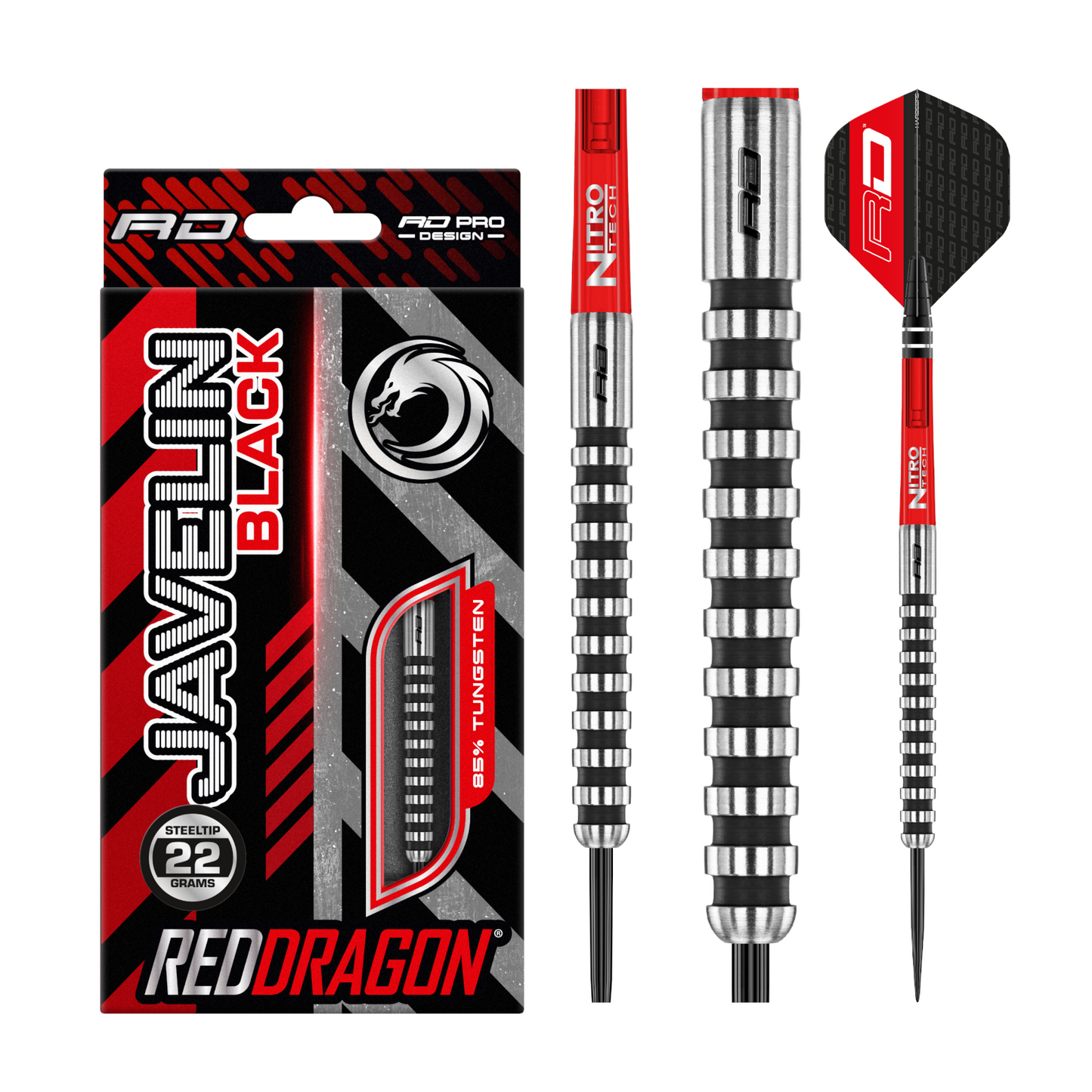 Steeldart REDDRAGON Javelin Black 85%